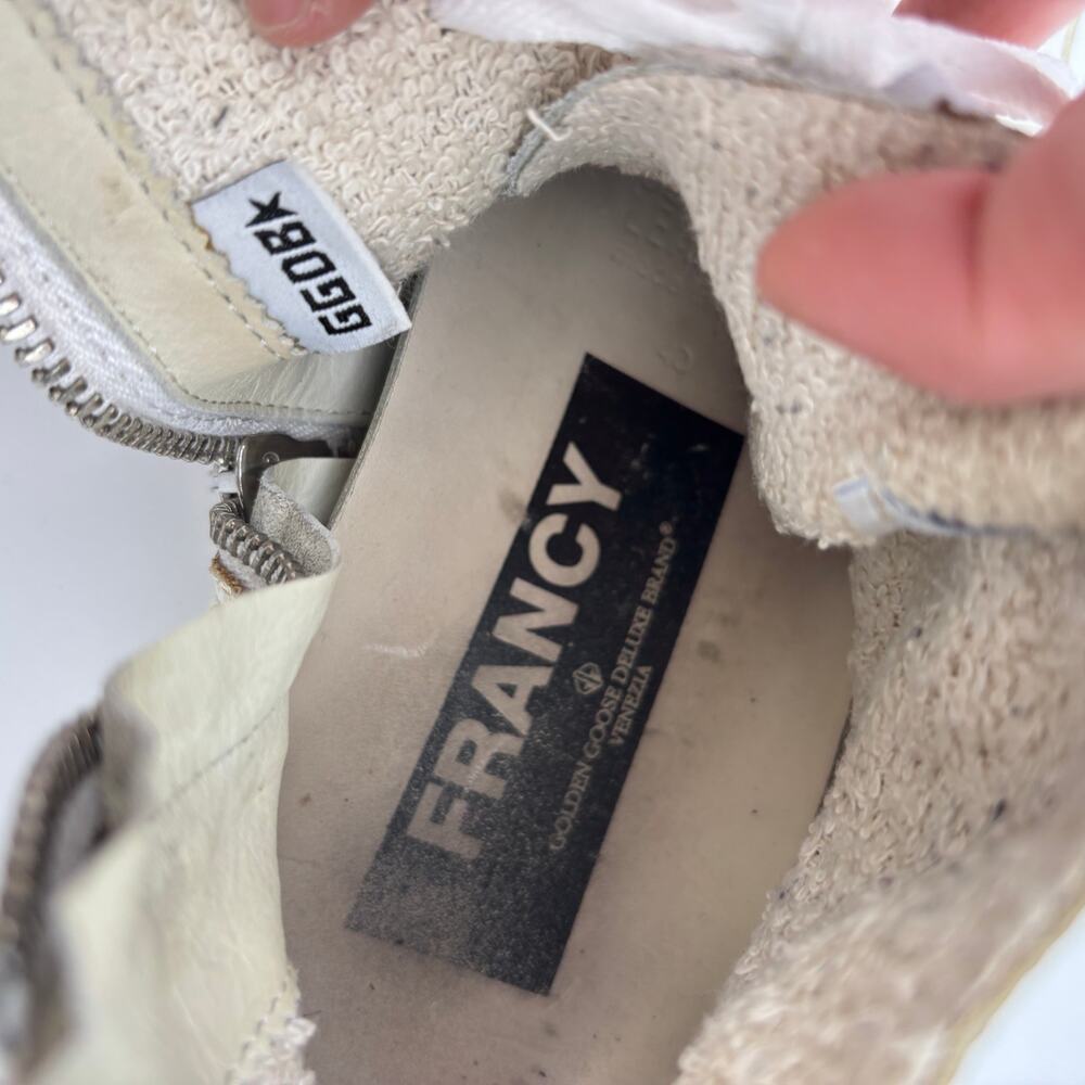 Golden Goose GGDB Francy High Top Skate Sneakers Women's 40 - Picture 11 of 14